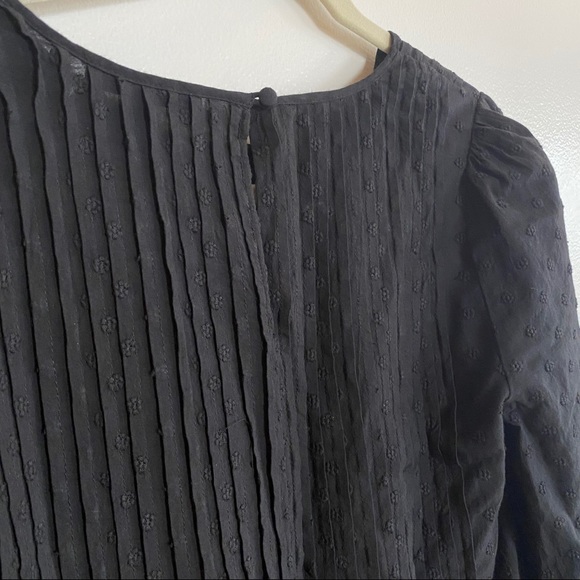 Madewell Embroidered Pintuck Mini Dress - Picture 3 of 8